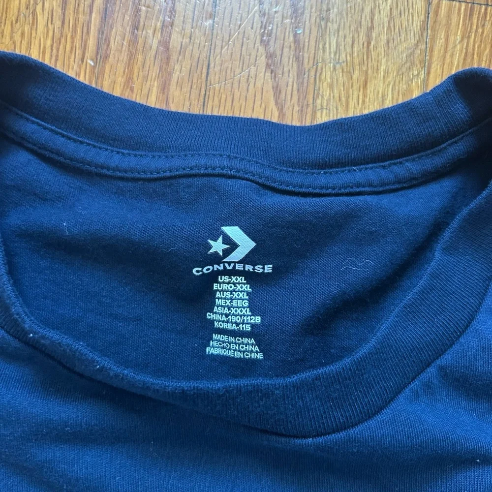 Converse Navy Long Sleeve Tee Size XXL - Picture 4 of 4